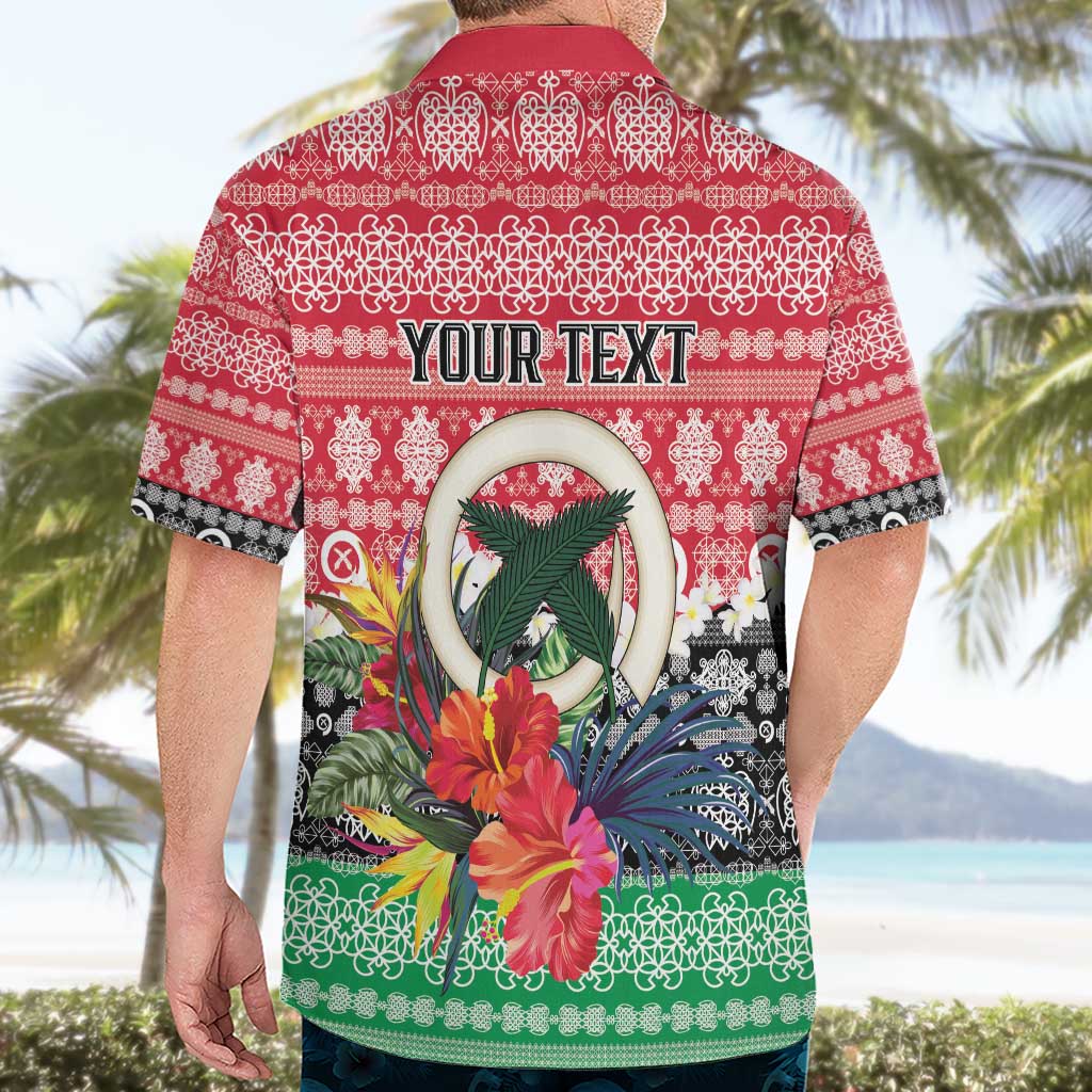 Personalised Vanuatu Joyeux Noel Hawaiian Shirt Proud To Be a Ni-Van Sand Drawing Art LT9 - Polynesian Pride