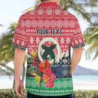 Personalised Vanuatu Joyeux Noel Hawaiian Shirt Proud To Be a Ni-Van Sand Drawing Art LT9 - Polynesian Pride