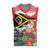 Personalised Vanuatu Joyeux Noel Christmas Knitted V-Neck Vest Proud To Be a Ni-Van Sand Drawing Art - Polynesian Pride