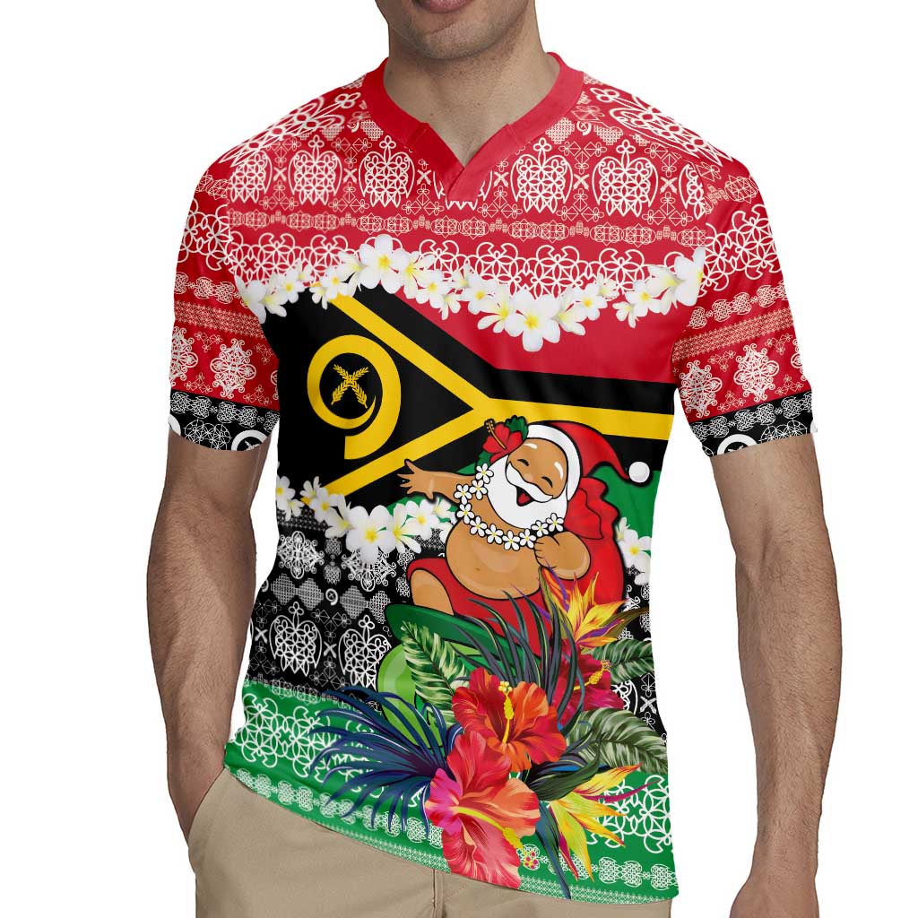 Personalised Vanuatu Joyeux Noel Rugby Jersey Proud To Be a Ni-Van Sand Drawing Art LT9 - Polynesian Pride
