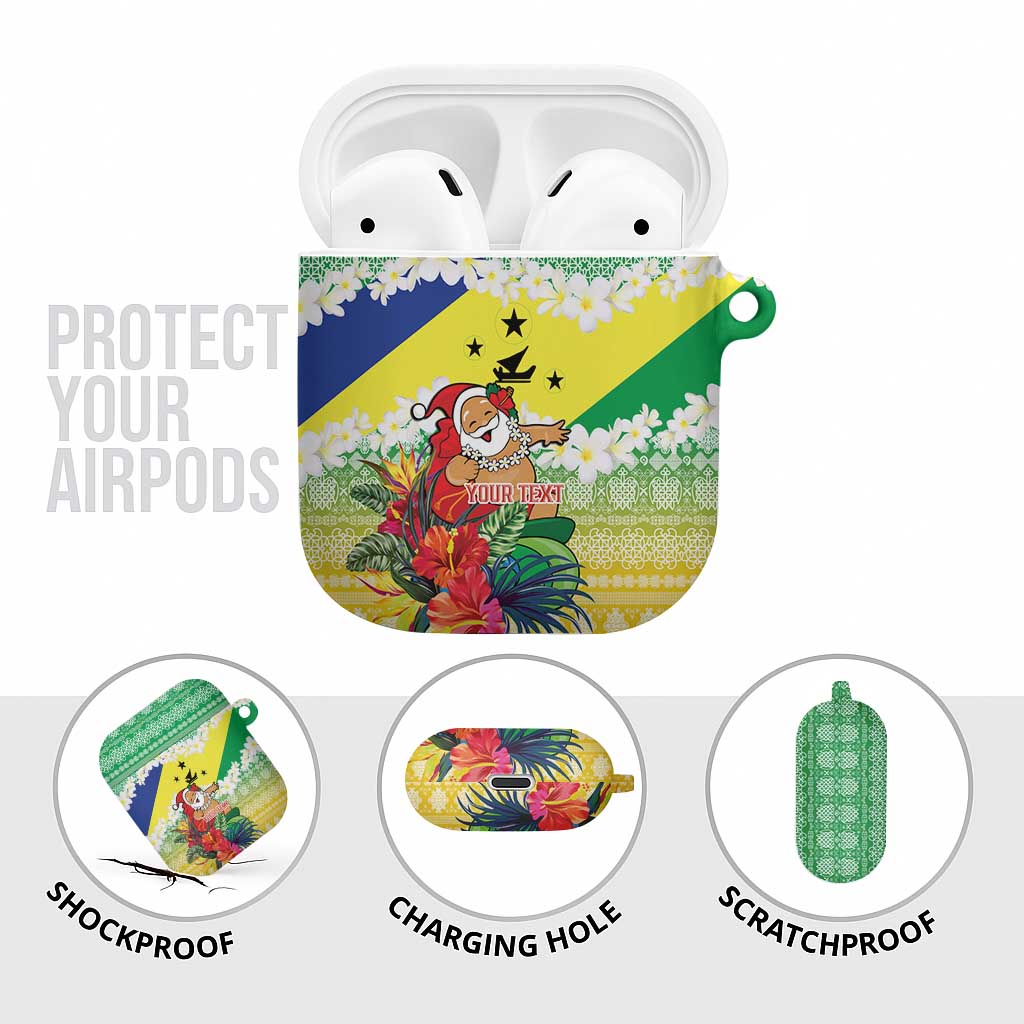 Personalised Malampa Joyeux Noel AirPods Case Proud To Be a Ni-Van Sand Drawing Art LT9 - Polynesian Pride