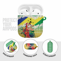Personalised Malampa Joyeux Noel AirPods Case Proud To Be a Ni-Van Sand Drawing Art LT9 - Polynesian Pride