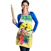 Personalised Malampa Joyeux Noel Apron Proud To Be a Ni-Van Sand Drawing Art LT9 - Polynesian Pride