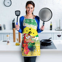 Personalised Malampa Joyeux Noel Apron Proud To Be a Ni-Van Sand Drawing Art LT9 - Polynesian Pride