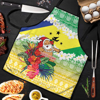 Personalised Malampa Joyeux Noel Apron Proud To Be a Ni-Van Sand Drawing Art LT9 Lime - Polynesian Pride
