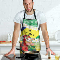 Personalised Malampa Joyeux Noel Apron Proud To Be a Ni-Van Sand Drawing Art LT9 - Polynesian Pride