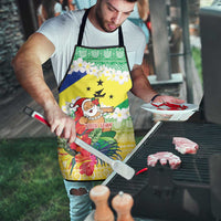 Personalised Malampa Joyeux Noel Apron Proud To Be a Ni-Van Sand Drawing Art LT9 - Polynesian Pride