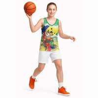 Personalised Malampa Joyeux Noel Basketball Jersey Proud To Be a Ni-Van Sand Drawing Art LT9 - Polynesian Pride
