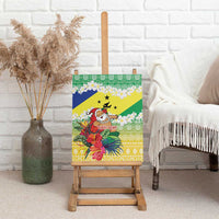 Personalised Malampa Joyeux Noel Canvas Wall Art Proud To Be a Ni-Van Sand Drawing Art LT9 - Polynesian Pride