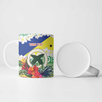 Personalised Malampa Joyeux Noel Ceramic Mug Proud To Be a Ni-Van Sand Drawing Art LT9 - Polynesian Pride