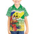 Personalised Malampa Joyeux Noel Family Matching Off Shoulder Short Dress and Hawaiian Shirt Proud To Be a Ni-Van Sand Drawing Art - Polynesian Pride
