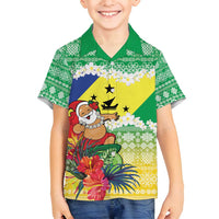 Personalised Malampa Joyeux Noel Family Matching Puletasi and Hawaiian Shirt Proud To Be a Ni-Van Sand Drawing Art - Polynesian Pride