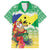 Personalised Malampa Joyeux Noel Family Matching Short Sleeve Bodycon Dress and Hawaiian Shirt Proud To Be a Ni-Van Sand Drawing Art - Polynesian Pride