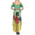 Personalised Malampa Joyeux Noel Family Matching Summer Maxi Dress and Hawaiian Shirt Proud To Be a Ni-Van Sand Drawing Art - Polynesian Pride