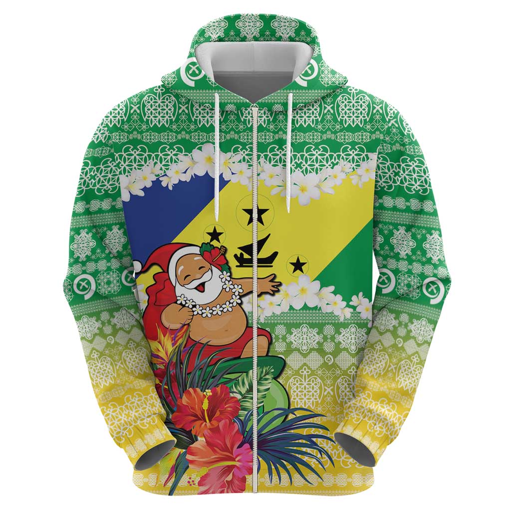 Personalised Malampa Joyeux Noel Hoodie Proud To Be a Ni-Van Sand Drawing Art - Polynesian Pride