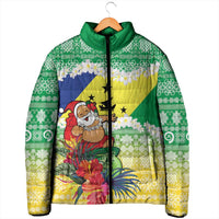 Personalised Malampa Joyeux Noel Padded Jacket Proud To Be a Ni-Van Sand Drawing Art LT9 - Polynesian Pride