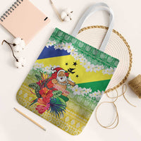 Personalised Malampa Joyeux Noel Tote Bag Proud To Be a Ni-Van Sand Drawing Art - Polynesian Pride