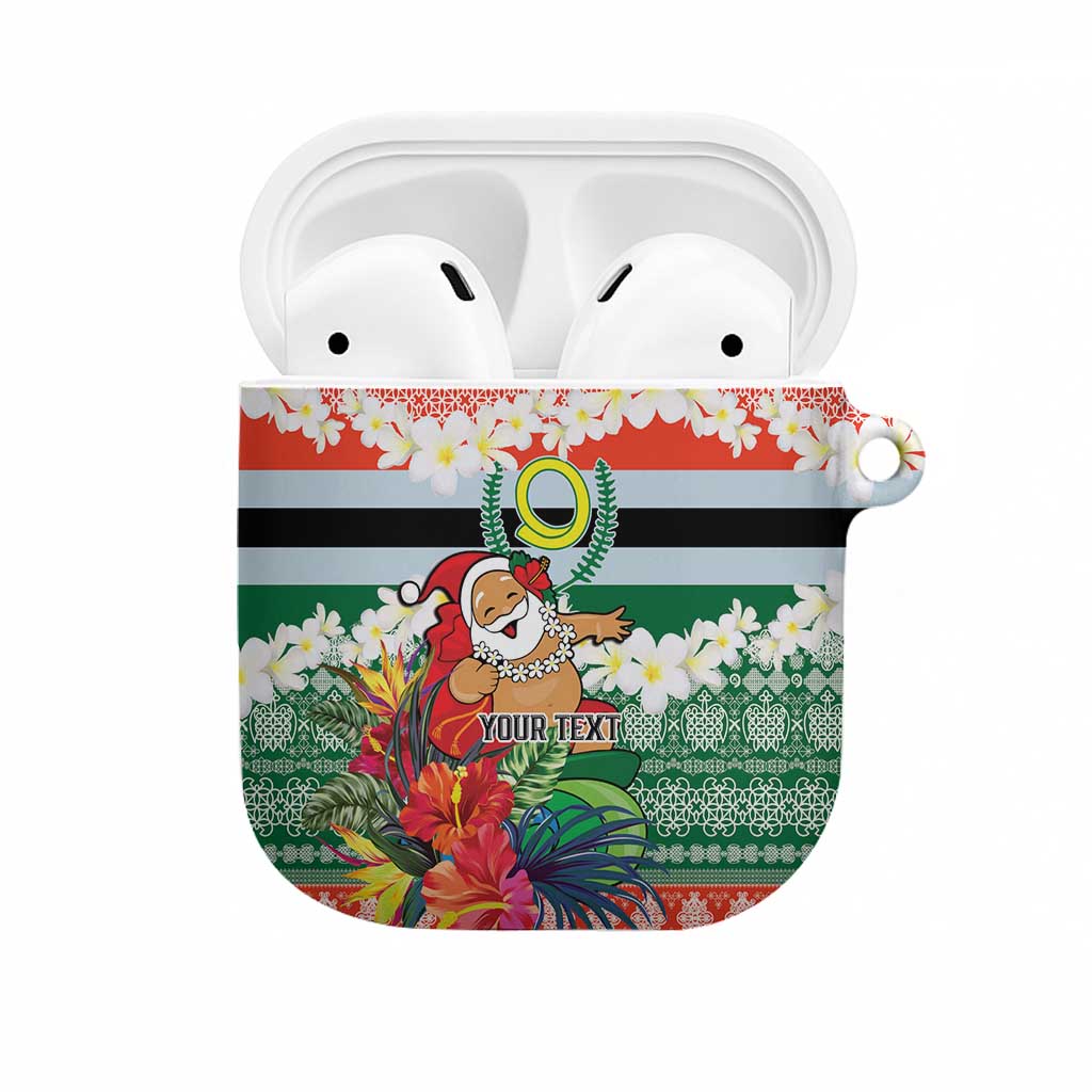 Personalised Penama Joyeux Noel AirPods Case Proud To Be a Ni-Van Sand Drawing Art LT9 Red - Polynesian Pride