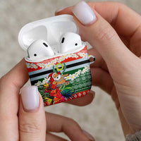 Personalised Penama Joyeux Noel AirPods Case Proud To Be a Ni-Van Sand Drawing Art LT9 - Polynesian Pride
