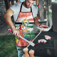 Personalised Penama Joyeux Noel Apron Proud To Be a Ni-Van Sand Drawing Art LT9 - Polynesian Pride