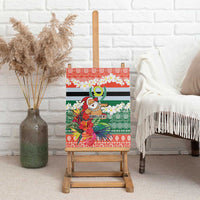 Personalised Penama Joyeux Noel Canvas Wall Art Proud To Be a Ni-Van Sand Drawing Art LT9 - Polynesian Pride
