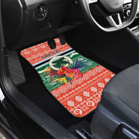 Personalised Penama Joyeux Noel Car Mats Proud To Be a Ni-Van Sand Drawing Art LT9 - Polynesian Pride