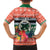 Personalised Penama Joyeux Noel Family Matching Off Shoulder Maxi Dress and Hawaiian Shirt Proud To Be a Ni-Van Sand Drawing Art - Polynesian Pride