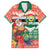 Personalised Penama Joyeux Noel Family Matching Off Shoulder Maxi Dress and Hawaiian Shirt Proud To Be a Ni-Van Sand Drawing Art - Polynesian Pride
