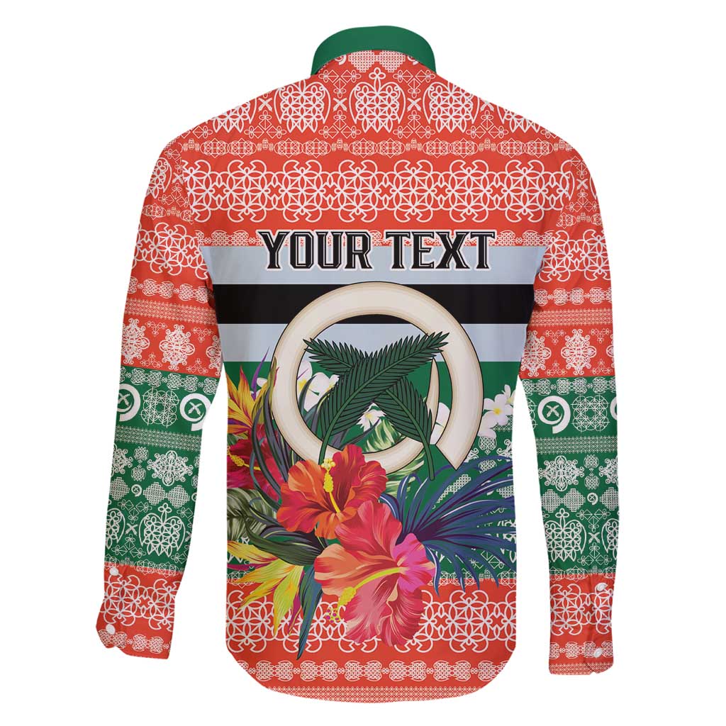 Personalised Penama Joyeux Noel Family Matching Off Shoulder Maxi Dress and Hawaiian Shirt Proud To Be a Ni-Van Sand Drawing Art - Polynesian Pride