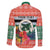 Personalised Penama Joyeux Noel Family Matching Puletasi and Hawaiian Shirt Proud To Be a Ni-Van Sand Drawing Art - Polynesian Pride