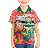 Personalised Penama Joyeux Noel Family Matching Puletasi and Hawaiian Shirt Proud To Be a Ni-Van Sand Drawing Art - Polynesian Pride