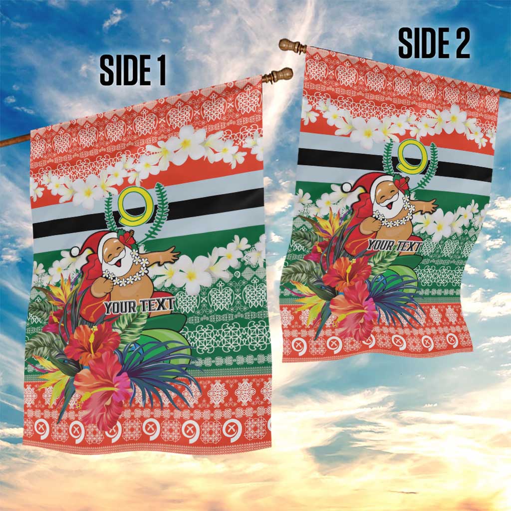 Personalised Penama Joyeux Noel Garden Flag Proud To Be a Ni-Van Sand Drawing Art - Polynesian Pride