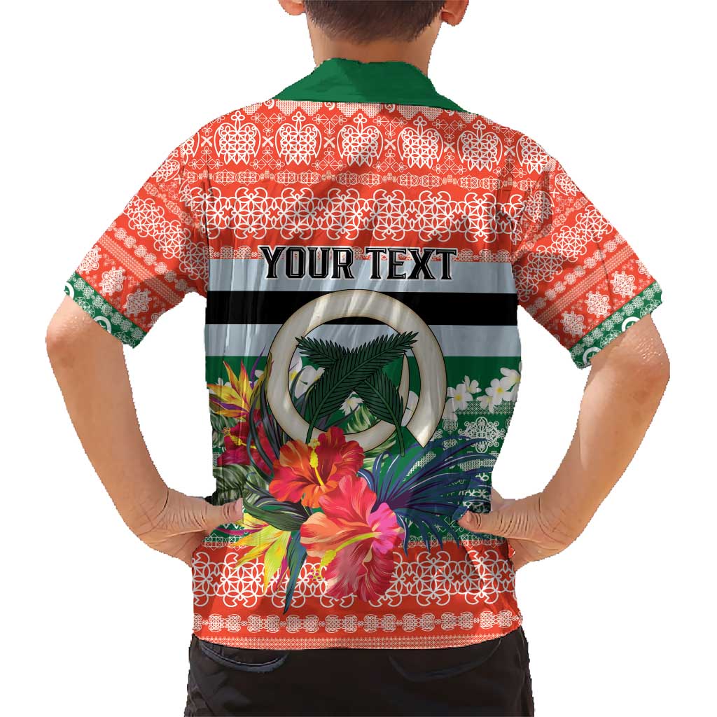 Personalised Penama Joyeux Noel Hawaiian Shirt Proud To Be a Ni-Van Sand Drawing Art - Polynesian Pride