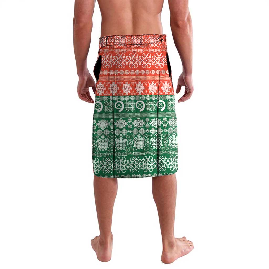 Personalised Penama Joyeux Noel Lavalava Proud To Be a Ni-Van Sand Drawing Art - Polynesian Pride