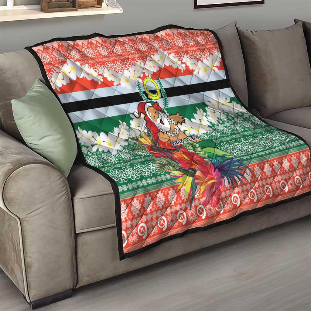 Personalised Penama Joyeux Noel Quilt Proud To Be a Ni-Van Sand Drawing Art - Polynesian Pride