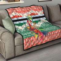 Personalised Penama Joyeux Noel Quilt Proud To Be a Ni-Van Sand Drawing Art - Polynesian Pride