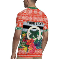 Personalised Penama Joyeux Noel Rugby Jersey Proud To Be a Ni-Van Sand Drawing Art LT9 - Polynesian Pride