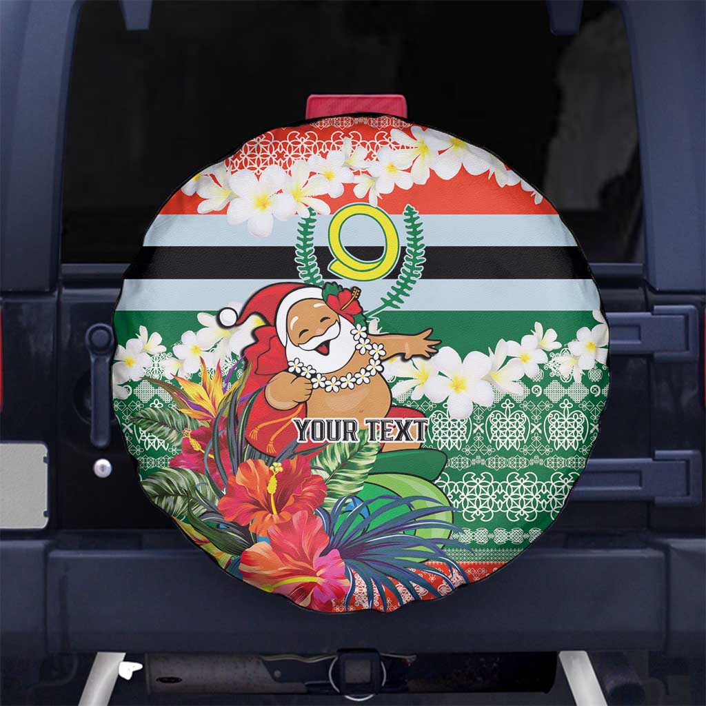 Personalised Penama Joyeux Noel Spare Tire Cover Proud To Be a Ni-Van Sand Drawing Art - Polynesian Pride