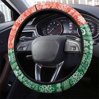 Penama Joyeux Noel Steering Wheel Cover Proud To Be a Ni-Van Sand Drawing Art LT9 - Polynesian Pride