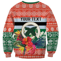 Personalised Penama Joyeux Noel Sweatshirt Proud To Be a Ni-Van Sand Drawing Art LT9 - Polynesian Pride