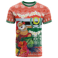 Personalised Penama Joyeux Noel T Shirt Proud To Be a Ni-Van Sand Drawing Art - Polynesian Pride