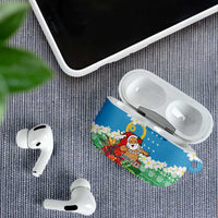 Personalised Sanma Joyeux Noel AirPods Case Proud To Be a Ni-Van Sand Drawing Art LT9 - Polynesian Pride