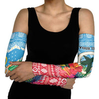 Personalised Sanma Joyeux Noel Arm Sleeves Proud To Be a Ni-Van Sand Drawing Art - Polynesian Pride