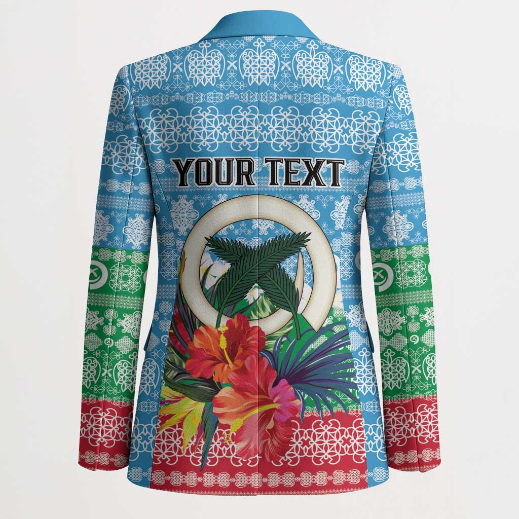 Personalised Sanma Joyeux Noel Blazer Proud To Be a Ni-Van Sand Drawing Art LT9 - Polynesian Pride