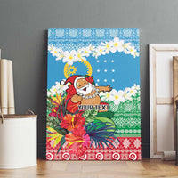 Personalised Sanma Joyeux Noel Canvas Wall Art Proud To Be a Ni-Van Sand Drawing Art LT9 - Polynesian Pride