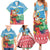 Personalised Sanma Joyeux Noel Family Matching Summer Maxi Dress and Hawaiian Shirt Proud To Be a Ni-Van Sand Drawing Art - Polynesian Pride