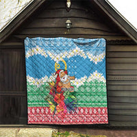 Personalised Sanma Joyeux Noel Quilt Proud To Be a Ni-Van Sand Drawing Art - Polynesian Pride