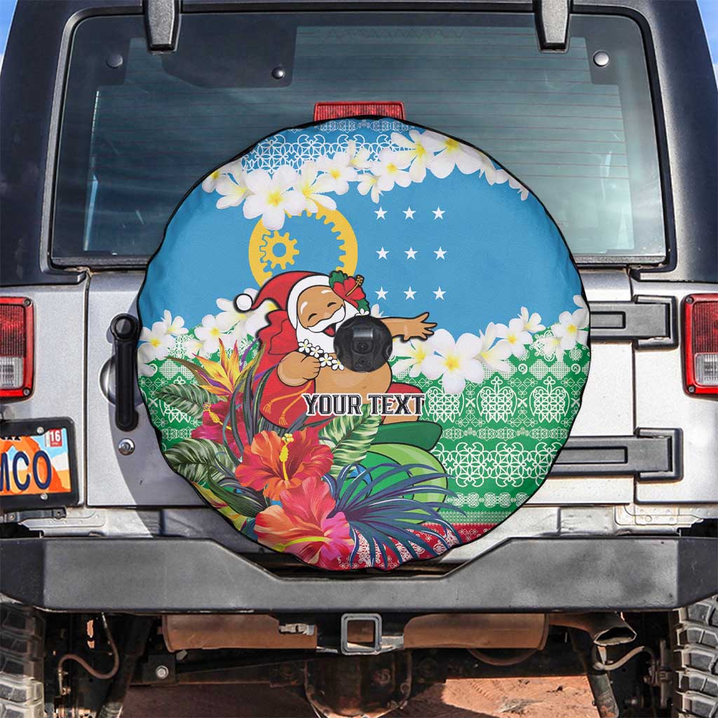 Personalised Sanma Joyeux Noel Spare Tire Cover Proud To Be a Ni-Van Sand Drawing Art - Polynesian Pride