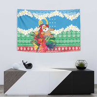 Personalised Sanma Joyeux Noel Tapestry Proud To Be a Ni-Van Sand Drawing Art - Polynesian Pride