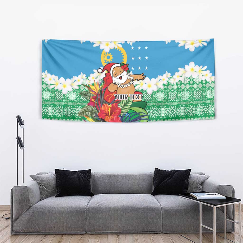 Personalised Sanma Joyeux Noel Tapestry Proud To Be a Ni-Van Sand Drawing Art - Polynesian Pride